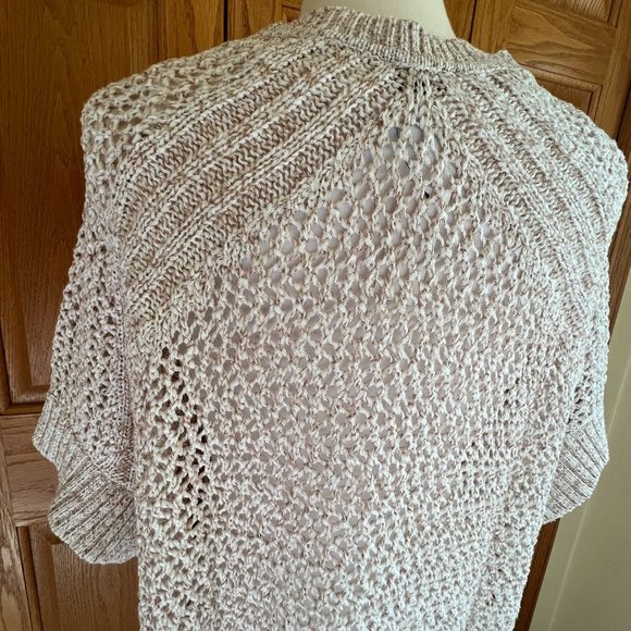 TALBOTS -  Open Stitch Poncho - NEW with Tags - Picture 7 of 11